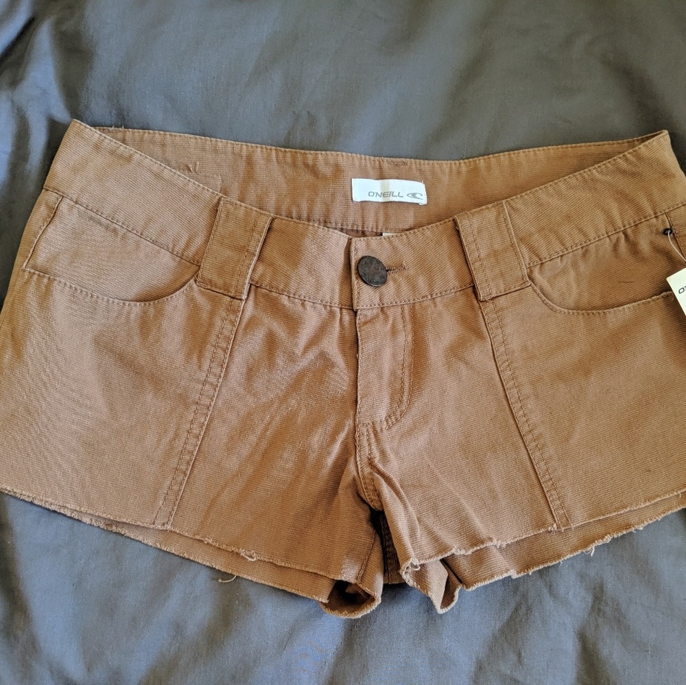 NEW O'Neill Morgan tan camel color shorts size 3
